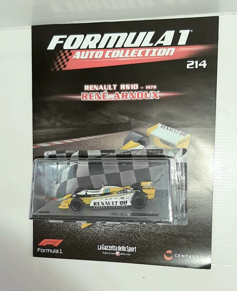 RENAULT RS10 1979 RENE' AROUX #F1 CENTAURIA SCALA 1/43 - Immagine 1 di 1