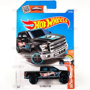 2016 Hot Wheels 15 FORD F-150 #141 black - HW Hot Trucks - 1:64 Mattel DHX43 - Picture 1 of 2