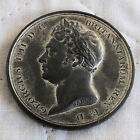 1830 DEATH OF GEORGE IIII 44mm WHITE METAL MEDAL - by f bain