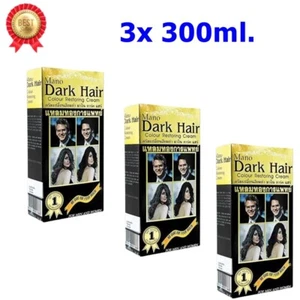 3x AB Natural Mano Hair Young Restoria Cream Grey Dark Restore Men Women 300ml - Picture 1 of 4