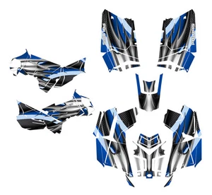 Kit de gráficos Polaris Scrambler 850 1000 con servicio personalizado gratuito #1300 azul - Imagen 1 de 1