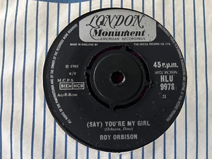 Roy Orbison - (Say) You're My Girl - London HLU 9978 - 1965 - Vinyl Ex - Picture 1 of 3