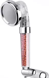MineralStream Filtered Shower Head with Filter Beads for Hard Water and Hose - Picture 1 of 9