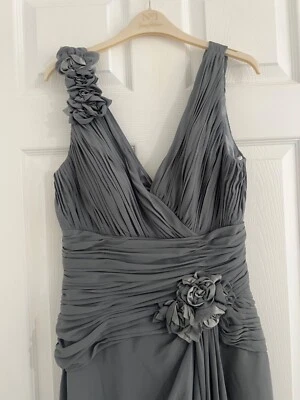 Jora, grey extra small dress, long and sleevless - Image 1 of 4