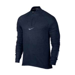 Chaqueta de entrenamiento Nike Aeroreact para hombre media cremallera manga larga azul grande precio de venta sugerido por el fabricante 130 USD - Imagen 1 de 7