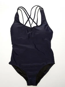Nuevo con etiquetas Traje de baño Betticoo Crisscross espalda de una pieza azul marino talla mediana - Imagen 1 de 2