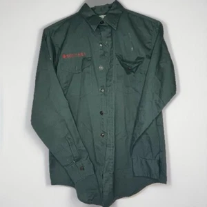 Camisa BSA Explorer Leadership Bosque Verde Uniforme Manga Larga Adulto Med CR-230 - Imagen 1 de 7