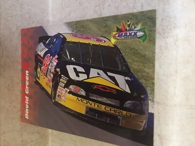 1997 Upper Deck Maxx Race Cards David Green Card 80 NASCAR Car #96 Monte Carlo - Image 1 of 2