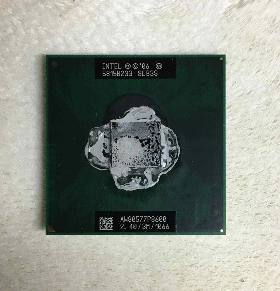 CPU Processor Intel Core Duo 2 P8600 2.40/3M/1066 SLB3S - Mobile Dual - Image 1 of 1