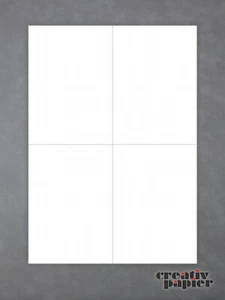 Kopierpapier perforiert Universalpapier Einleger 160g weiß DIN A4 = 4 x DIN A6 - Bild 1 von 2