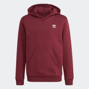 Adidas Kids Maroon Adicolor Hoodie Sweatshirt Fleece Long Sleeve Size XS NWT - Picture 1 of 8