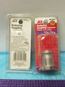 ACE Reducing Coupling Stainless Steel 3/8 " X 1/4 "-Lot of 8 COUPLINGS - Picture 1 of 1