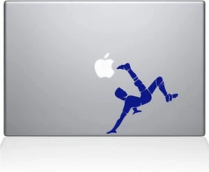 The Decal Guru Soccer Bicycle Kick MacBook Decal Vinyl Sticker - 15" MacBook Pro - Picture 1 of 1