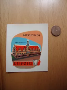 1 Abziehbild Leipzig , Sachsen - Altes Rathaus ca. um 1980 , DDR - Bild 1 von 1