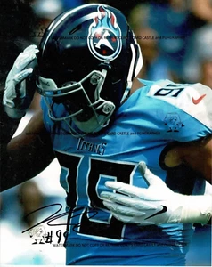RASHARD WEAVER SIGNED AUTOGRAPHED 8x10 Tennessee Titans Pittsburgh Pitt Panthers - Picture 1 of 1