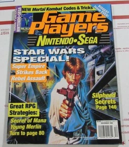 Game Players Magazine December 1993 Big Holiday Issue + Secret Of Mana Poster Ad - Picture 1 of 3