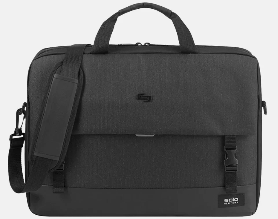 Pasta Solo New York Notch Slim Compatível com Laptop 17,3", Preta  - Imagem 1 de 4