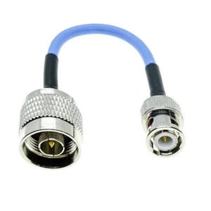 BNC male to N male connector lot RF RG402 .141" semi-rigid coaxial coax cable - Picture 1 of 6