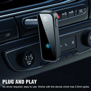 Bluetooth 5.0 Sender Empfänger 2-in-1 Wireless 3.5mm Audio Adapter Plug Play - Photo 1/9