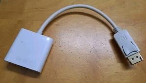Used Working Condition Display Port Male DP To VGA Female Convertor Adapter 1pc - Picture 1 of 8