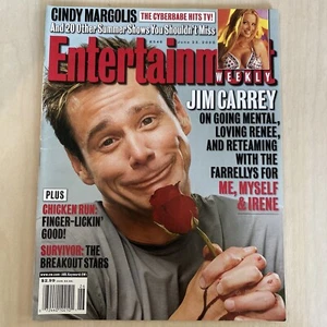 Entertainment Weekly #546 June 2000 Jim Carrey Cindy Margolis Survivor NO Label - Imagen 1 de 1