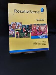 ROSETTA STONE Italian Level 1, 2, 3, 4 Learn  Italiano