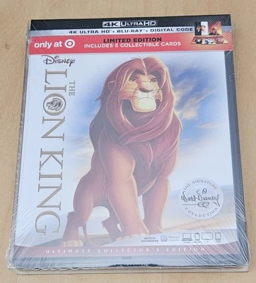 Disney Lion King ( 4K Ultra HD + Blu-Ray ) New Sealed Sleeve Target Exclusive - Imagem 1 de 2