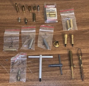 Lot Of Black Powder Muzzleloader Muzzleloading Accessories & .50/ .54 Bore Light - Picture 1 of 6