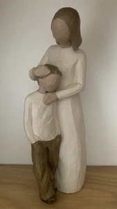 Mutter und Sohn Willow Tree Figur geformt handbemalt Figur - Bild 1 von 6