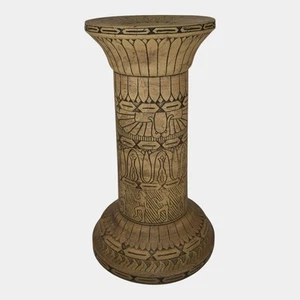 Monmouth Western Stoneware 1930s Vintage Art Pottery Brown Ceramic Pedestal - Picture 1 of 6