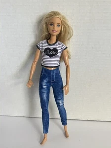 Barbie Belle jeans t-shirt posable jointed fashion doll toy Mattel deluxe LMTD - Picture 1 of 5