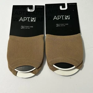 Apt 9 Fußballen Sandale Socken offene Zehenpartie Ferse Sommer Nylon 6 Paar Nylon - Bild 1 von 3