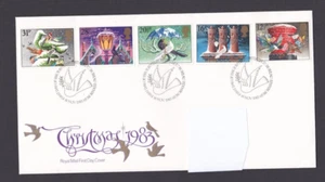 GB FIRST DAY COVER 1983 CHRISTMAS STAMPS inc INSERT, BUREAU P/M - Picture 1 of 1