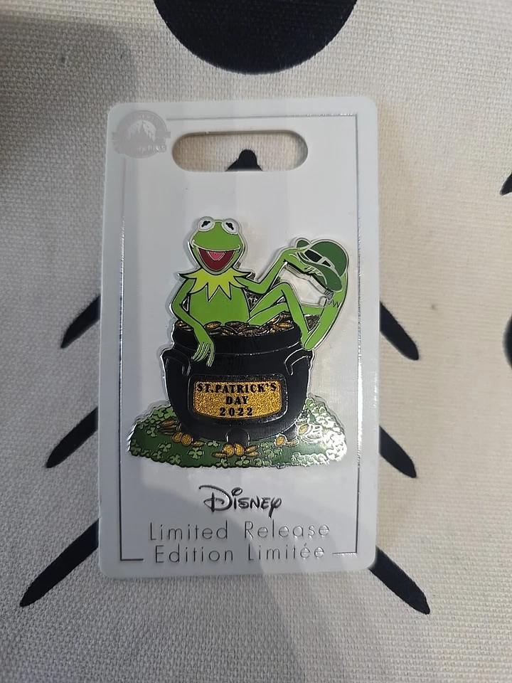 Prendedor Kermit La Rana Muppets Día de San Patricio 2022 Disney LR Foto 1 de 1