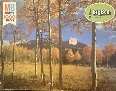 Vtg Milton Bradley Big Ben Puzzle San Francisco Peak Arizona 1000 Pieces 4962  - Изображение 1 из 2