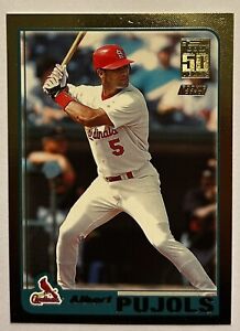 2001 Topps Traded Albert Pujols Gold #0193/2001 T247 RC