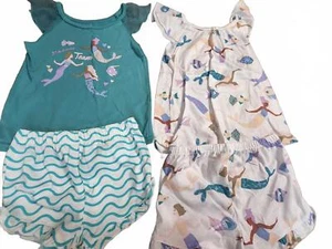 Adorable Mermaid Pajama Set for Kids, Size 5T - Picture 1 of 1