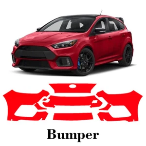 Front bumper PreCut PPF Paint Protection Film For Ford Focus RS 2016-2018 - Picture 1 of 6