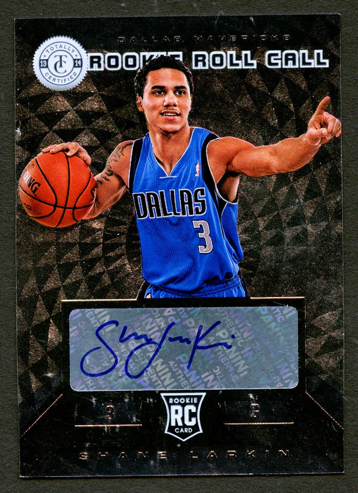 Shane Larkin #20 autógrafo firmado automático 2013-14 Panini novato totalmente certificado Foto 1 de 1