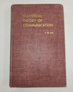 Statistical Theory of Communication  Hardcover by Y.W. Lee Nice Copy 1967 6th - Picture 1 of 2
