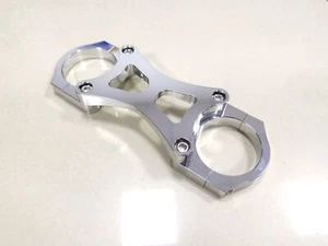 39mm Aluminum Chrome Fork Brace Fit For Harley Dyna Super Glide Sportster 883 XL - Picture 1 of 8