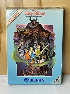 NO GAME DISC Walt Disney's The Black Cauldron BOX INSERTS ONLY Amiga Sierra 1985 - Picture 1 of 20