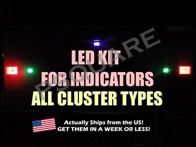 Gauge Cluster LED Indicator ONLY Kit For Ford 73 79 F100 F150 F250 F350 Truck  - Image 1 of 2