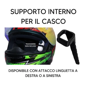 Supporto Insta360 Go3 Insta Go3s Casco Interno Modulare Integrale Moto SX o DX - Foto 1 di 6