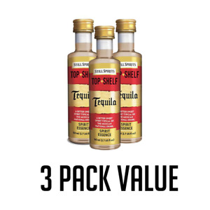 Top Shelf Still Spirits Gold Tequila Essence Flavouring Spirit - 3 Pack Value