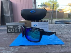 Costa Del Mar Reefton Sunglasses - Blackout/aqua Lens
