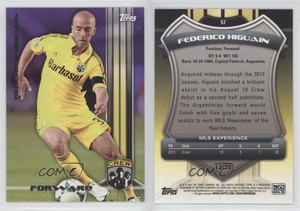 2013 Topps MLS Purple /99 Federico Higuain Frederico Higuain #57 Rookie RC
