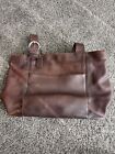 Vintage Coach* Brown Zip XL Leather Tote Bag Purse Style #4155