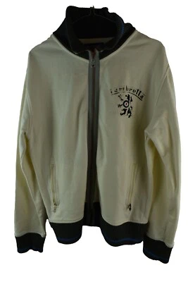 LAMBRETTA Beige Track Jumper size M Mens Full Zip Casual Outdoors Outerwear - Image 1 of 4