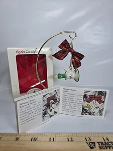 Spode Christmas Tree Miniature Candle Ornament With Original Box And Insert - Picture 1 of 17